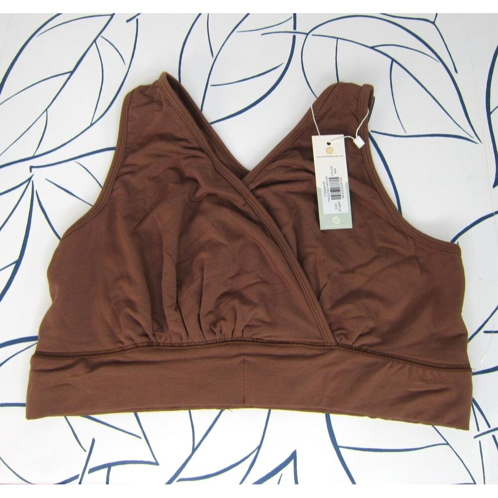 Kindred Bravely French Terry Racerback Nursing Sleep Bra Sz. XXL Busty Mocha NWT